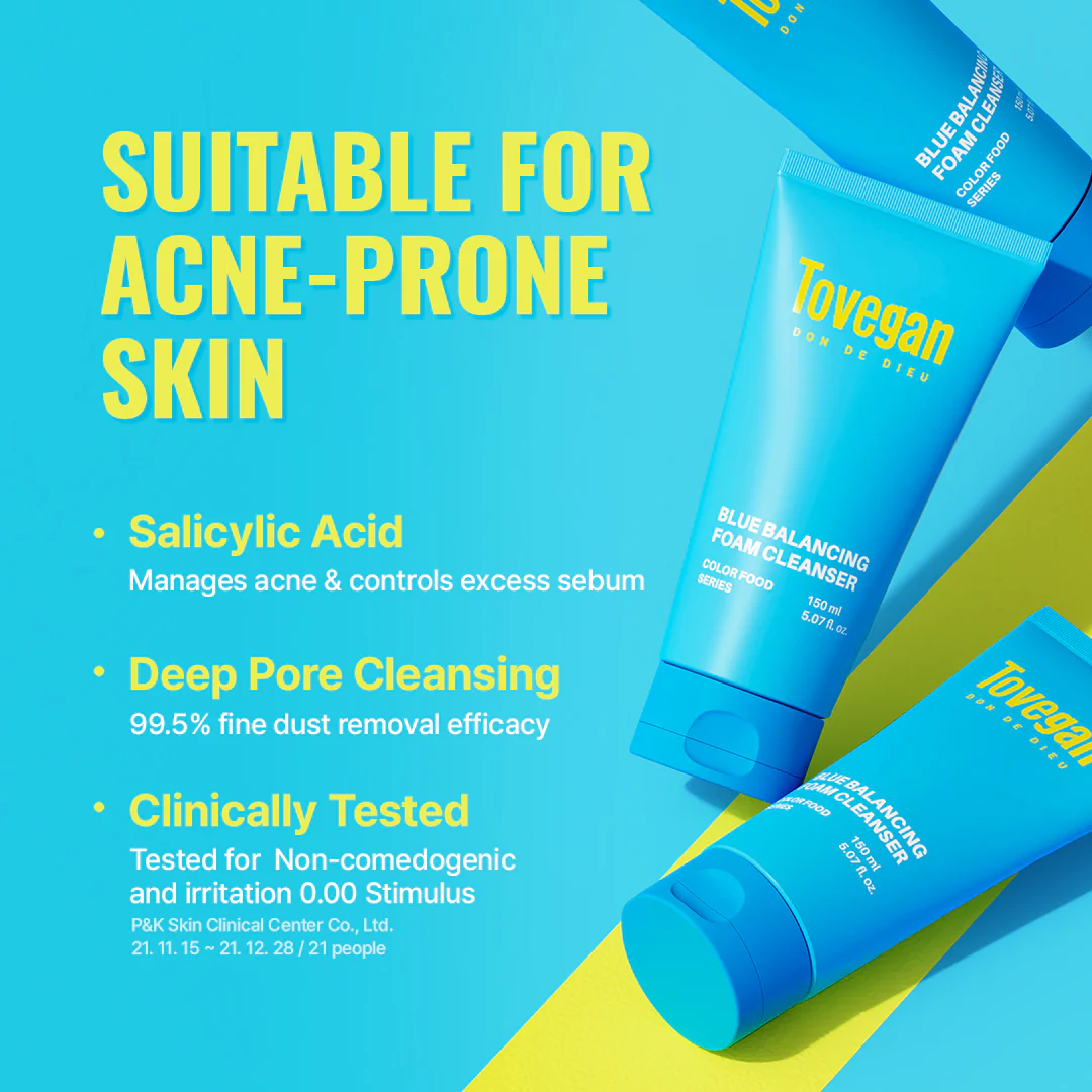 Blue Balancing pena za umivanje 150 ml - Slika 2