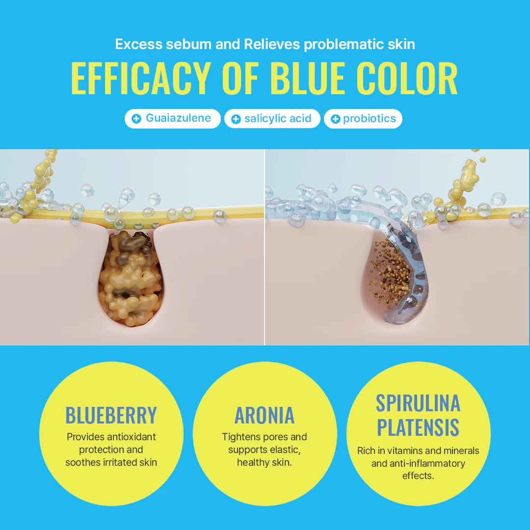 Blue Balancing pena za umivanje 150 ml - Slika 3